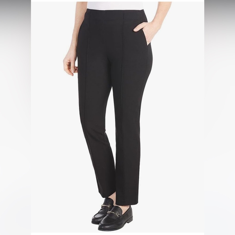 Hilary Radley Black Cropped Ankle Pants